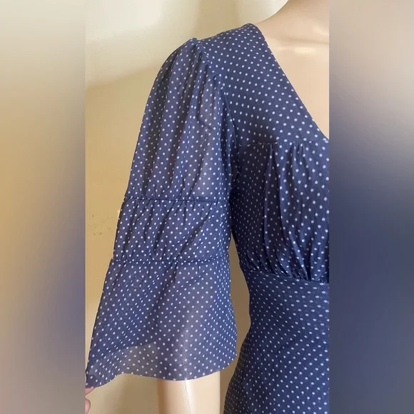 Sweet Pea by Stacy Frati Polka Dot Blouse, Size M - Picture 11 of 11